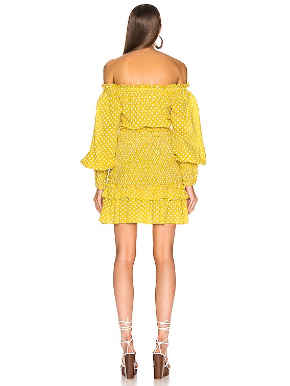 Alexis Marilena Dress in Yellow Dot | FWRD Alexis Marilena Dress in Yellow Dot | FWRD