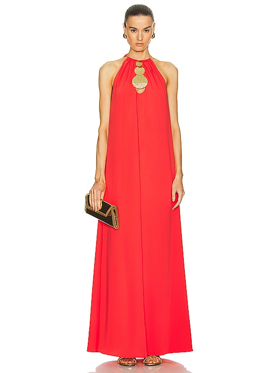 Alexis Celestino Dress in Red Orange FWRD