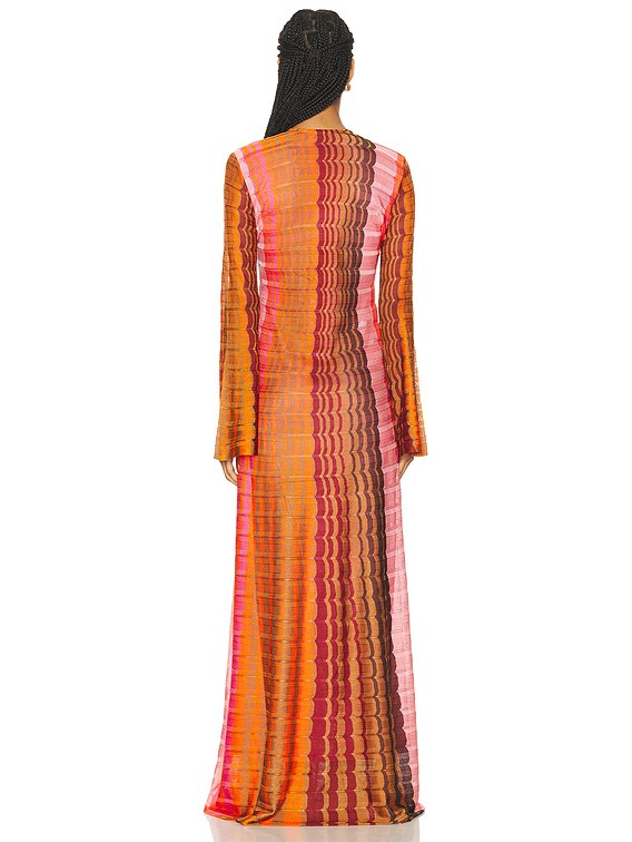 chinese dress ladies Baltic Born Womens Alexis Maxi Dress | Blue Multi Print