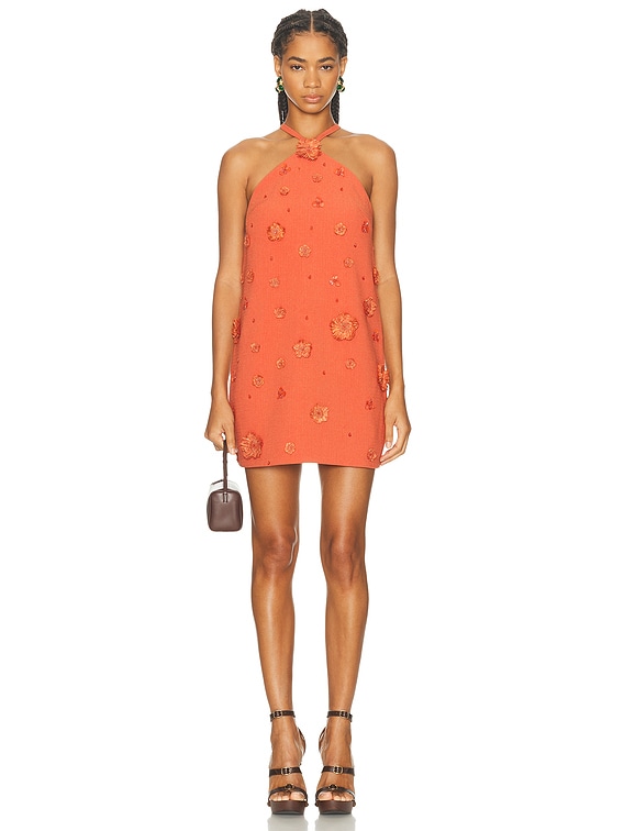 orange raffia dress Orange Raffia Dress  VESTIDO