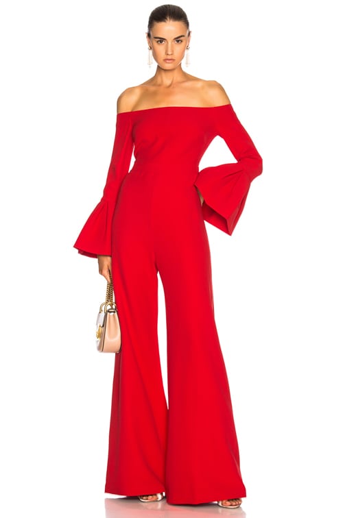 alexis red jumpsuit