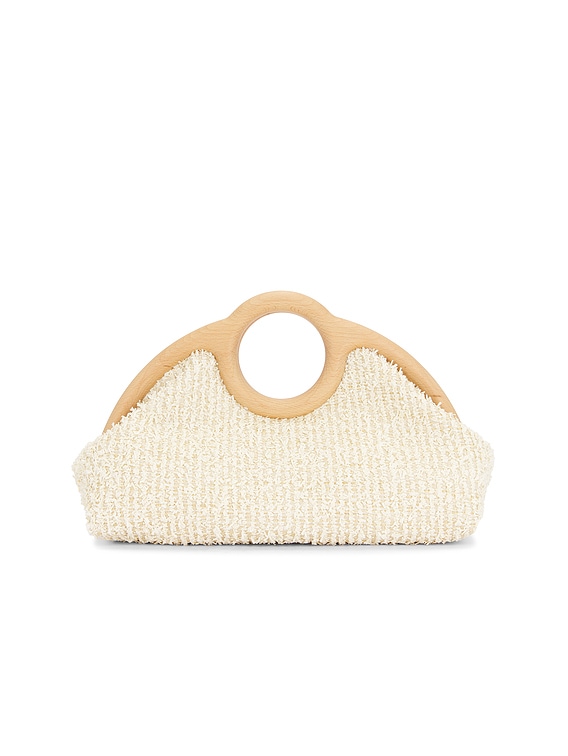 Sloane Raffia Frame Clutch