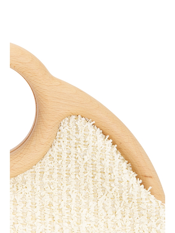 Sloane Raffia Frame Clutch