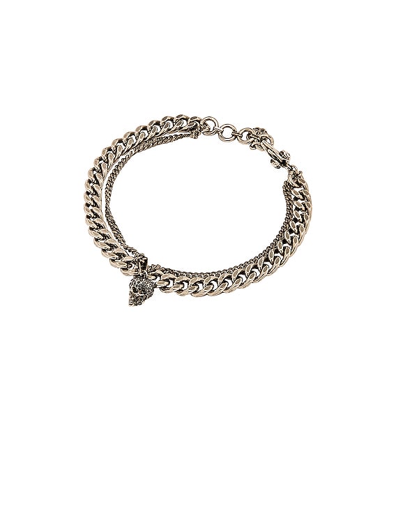 Amazon.com: LeMall Stainless Steel Skull Chain Bracelet, Vintage  Personality Bracelet, Skull Jewelry Gift : Clothing, Shoes & Jewelry