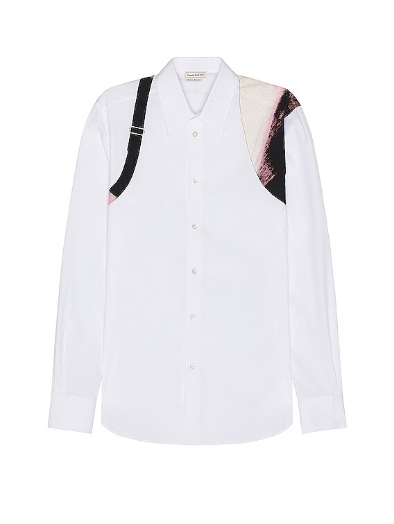 ★alexander mcqueen★ Strap Harness Shirt White 6152719000 6 Alexander McQueen Harness Shirt | White | FARFETCH