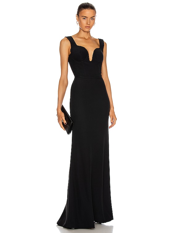 Alexander mcqueen 2025 black gown