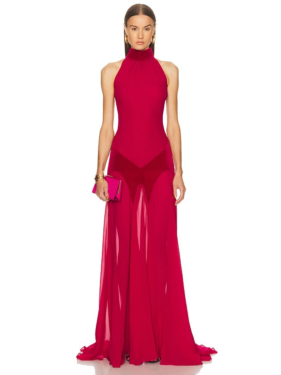 Evening Halter Dress