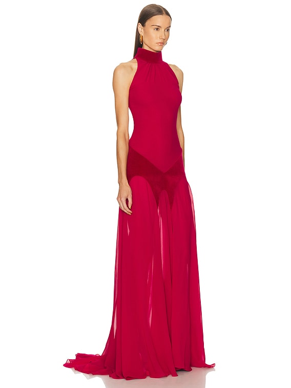Evening Halter Dress