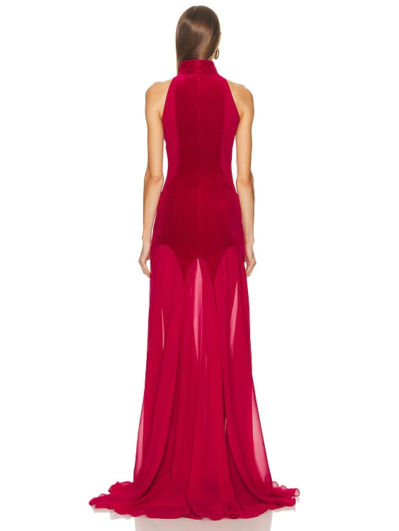Evening Halter Dress