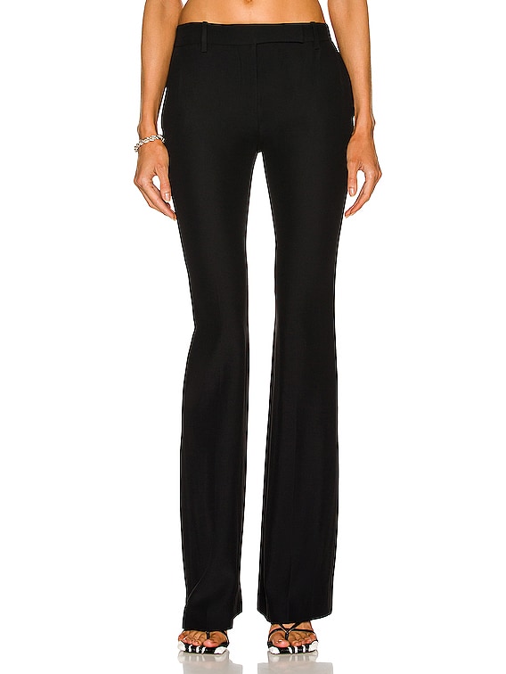 ALEXANDER MCQUEEN: viscose pants - Black  Alexander McQueen pants  585076QEAAA online at