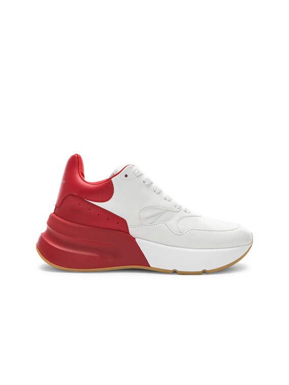 alexander mcqueen lust red sneakers
