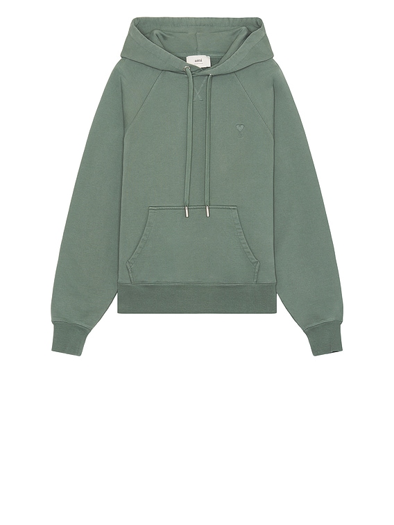 【AMI PARIS】BOXY HOODIE AMI◆USW224747 AMI Paris Boxy Hoodie in Antique Clay | FWRD