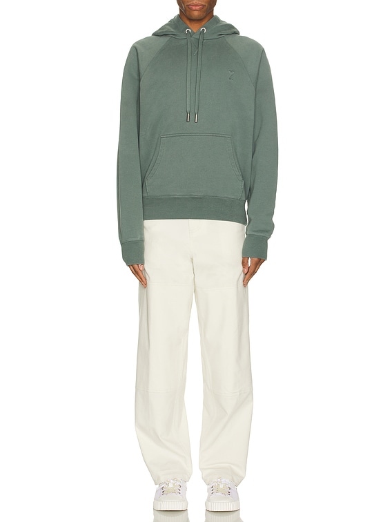 AMI Paris Boxy Hoodie in Antique Clay | FWRD