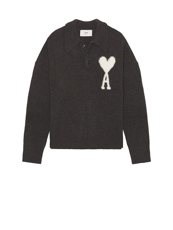 AMI Paris ポロシャツ - Dark Grey | FWRD