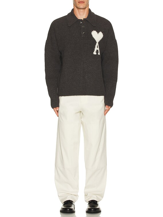 AMI Paris ポロシャツ - Dark Grey | FWRD