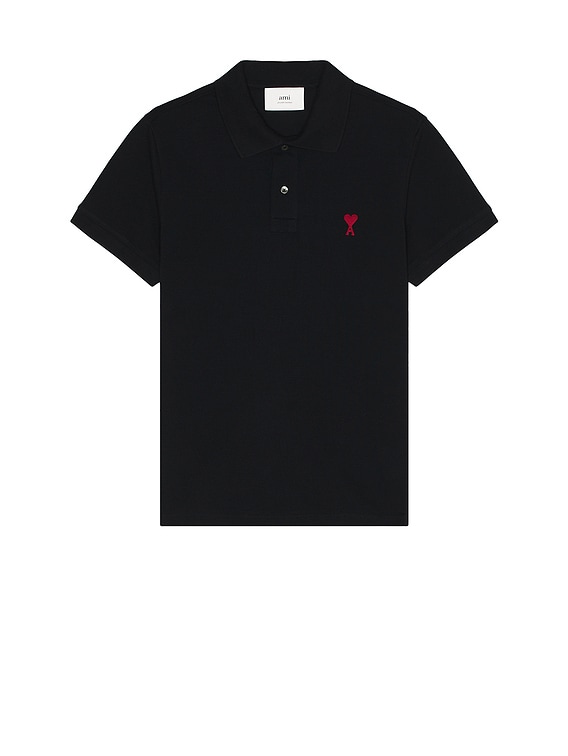 今ならほぼ即納！ AMI Paris FWRD | Black in Shirt Polo Coeur De トップス