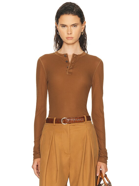 AMI Paris トップ - Hazelnut | FWRD