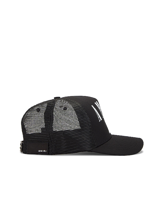 Amiri Bandana Rabbit Trucker Hat in Black | FWRD
