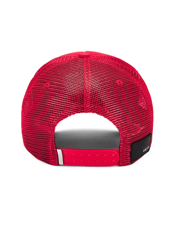 Amiri Arts District Trucker Hat in Red | FWRD