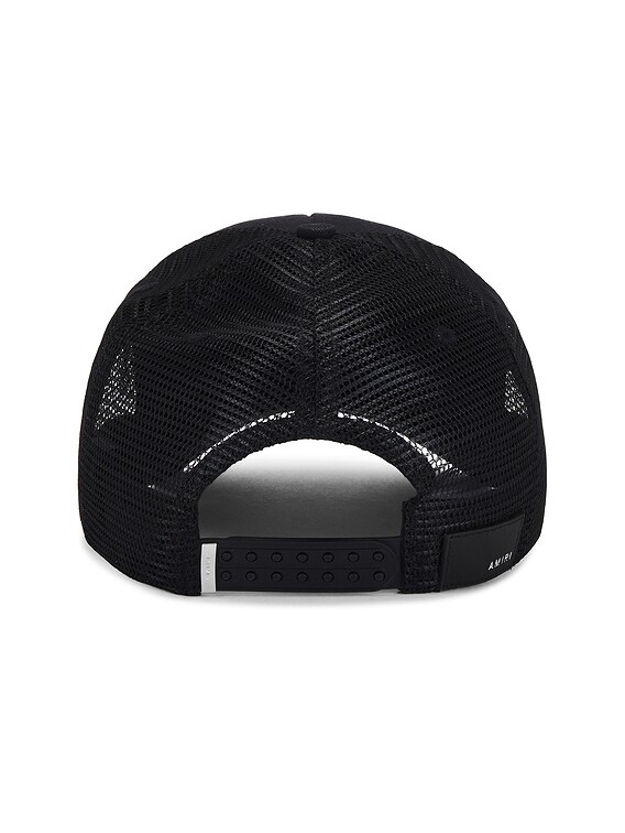 Amiri Stars Trucker Hat in Black | FWRD