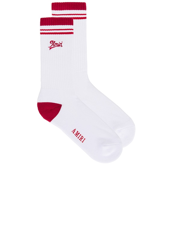 Amiri Sock in Varsity Red | FWRD