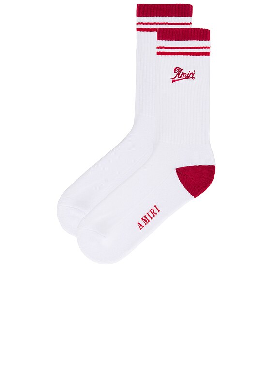 Amiri Sock in Varsity Red | FWRD