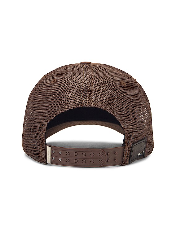 Amiri MA Trucker Hat in Demitasse | FWRD