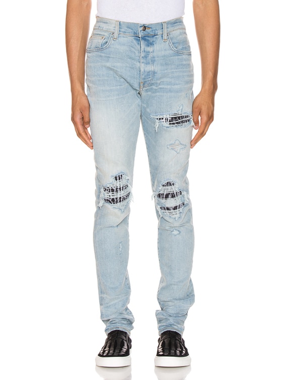 amiri cheetah jeans