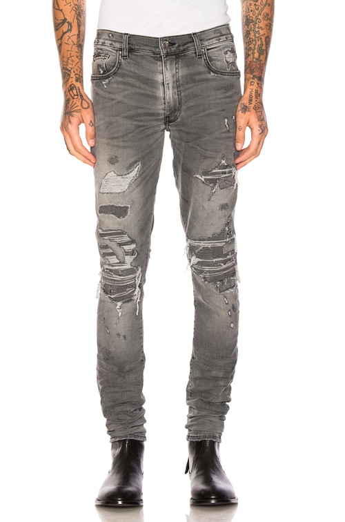 amiri jeans grey