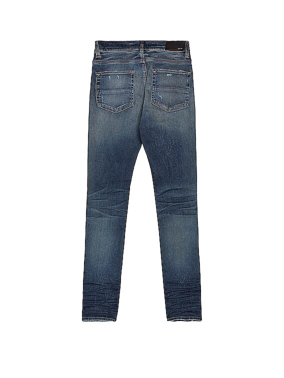 amiri stack jeans classic indigo