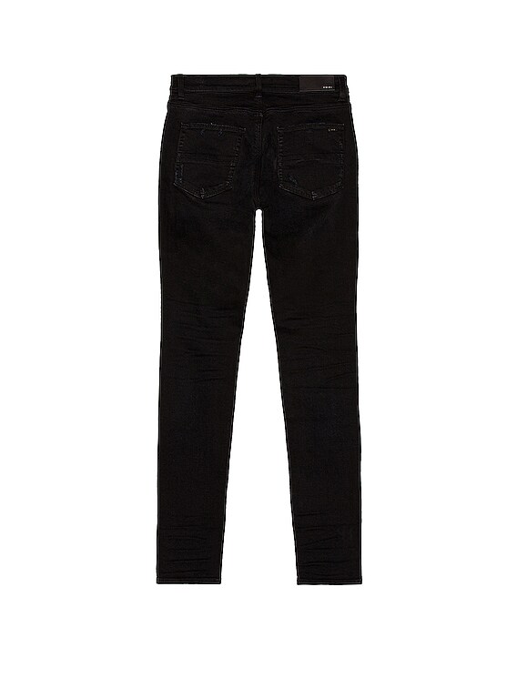 amiri scarves art patch jeans