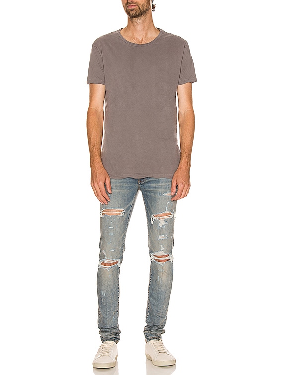 Amiri Thrasher Plus Skinny Jean in Clay Indigo | FWRD