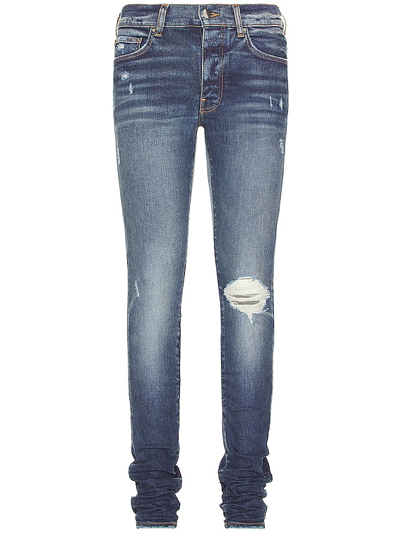 Amiri Broken Jean in Deep Classic Indigo | FWRD