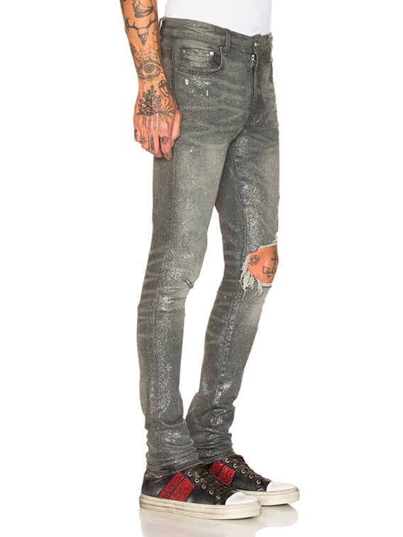 amiri jeans grey