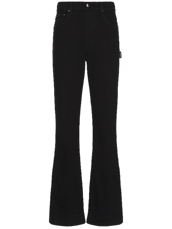 Amiri Stack Flair Jean in Black Od | FWRD