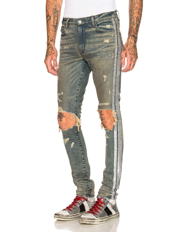amiri jeans track