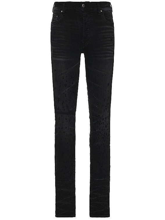 【新品未使用】AMIRI 32インチ　ブラック Shotgun ジーンズ Amiri Shotgun Skinny Jean in Faded Black | FWRD