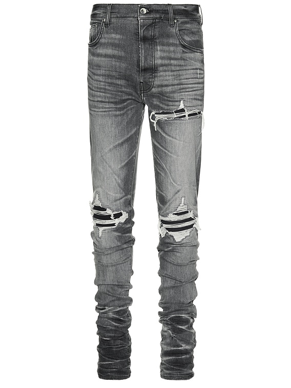 【関税込み】AMIRI Suede MX1' jeans Amiri Men's MX1 Suede-Patch Skinny Jeans – Enforce Records