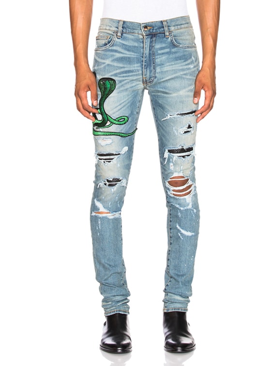 amiri jeans art patch