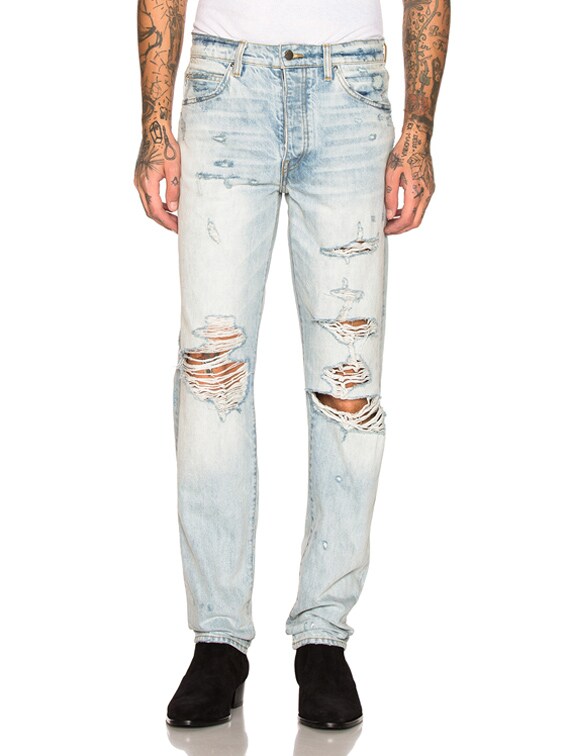 amiri super destroyed jeans