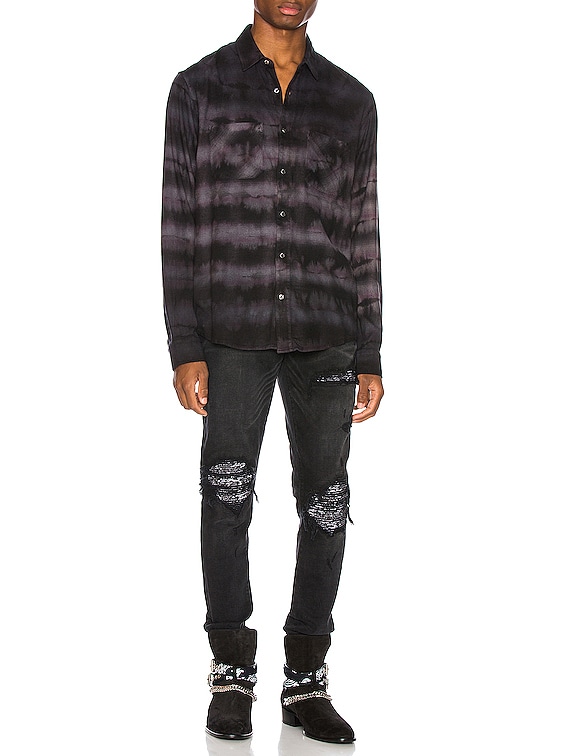 Amiri MX1 Bandana Jean in Aged Black | FWRD