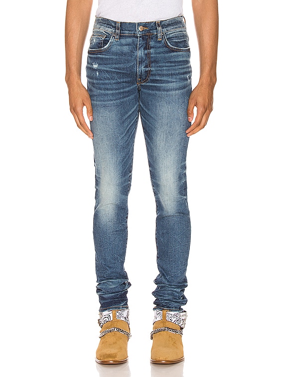 AMIRI Stacked Flare Jeans Clay Indigo Men's - FW22 - US