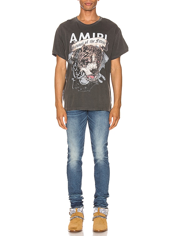 AMIRI Stacked Flare Jeans Clay Indigo Men's - FW22 - US