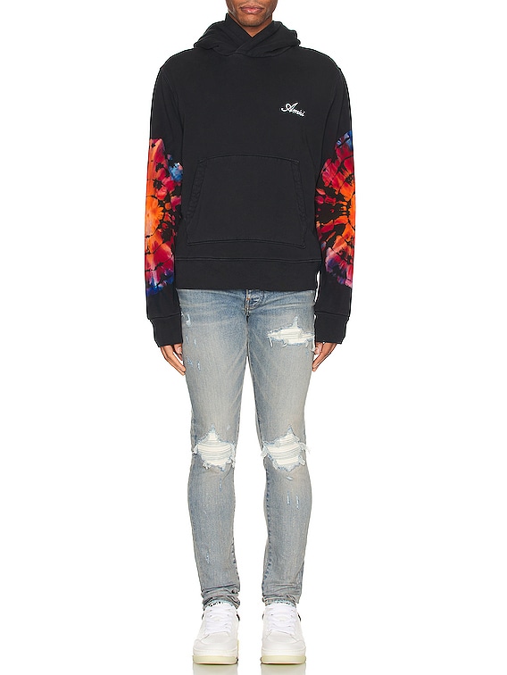 Amiri Spot Tie-dye Hoodie in Black | FWRD