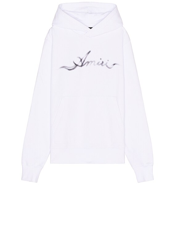 【関税込み】AMIRI ホワイト Smoke フーディ Amiri Smoke Hoodie in White | FWRD