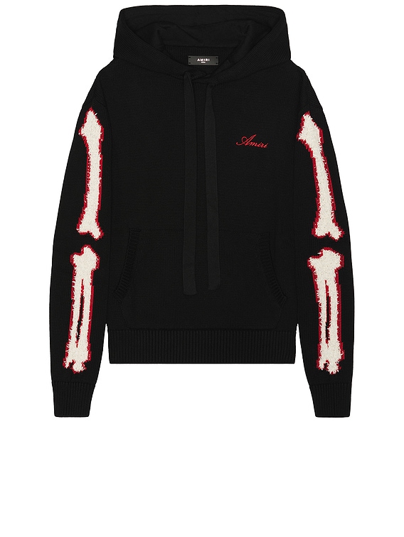 Amiri Bones Hoodie in Black FWRD