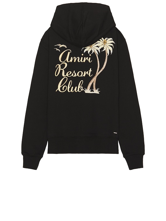【関税込み】AMIRI ブラック Amiri Resort Club フーディ Amiri Resort Club cotton jersey hoodie in black - Amiri