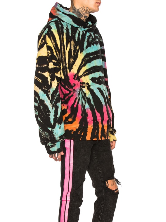 amiri reverse tie dye hoodie