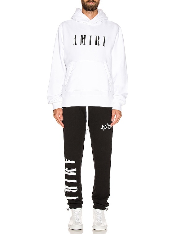 Amiri Core Logo Hoodie in White | FWRD