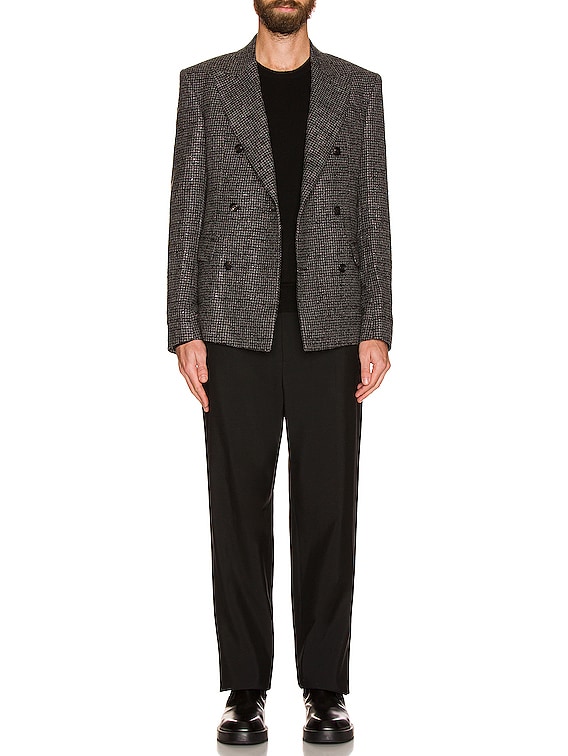 Amiri LUREX ダブルブレストジャケット - Black | FWRD